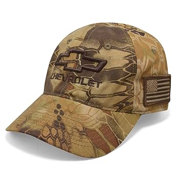 Amazon.com: Chevrolet 3D Bowtie Tactical Camo Cap with USA